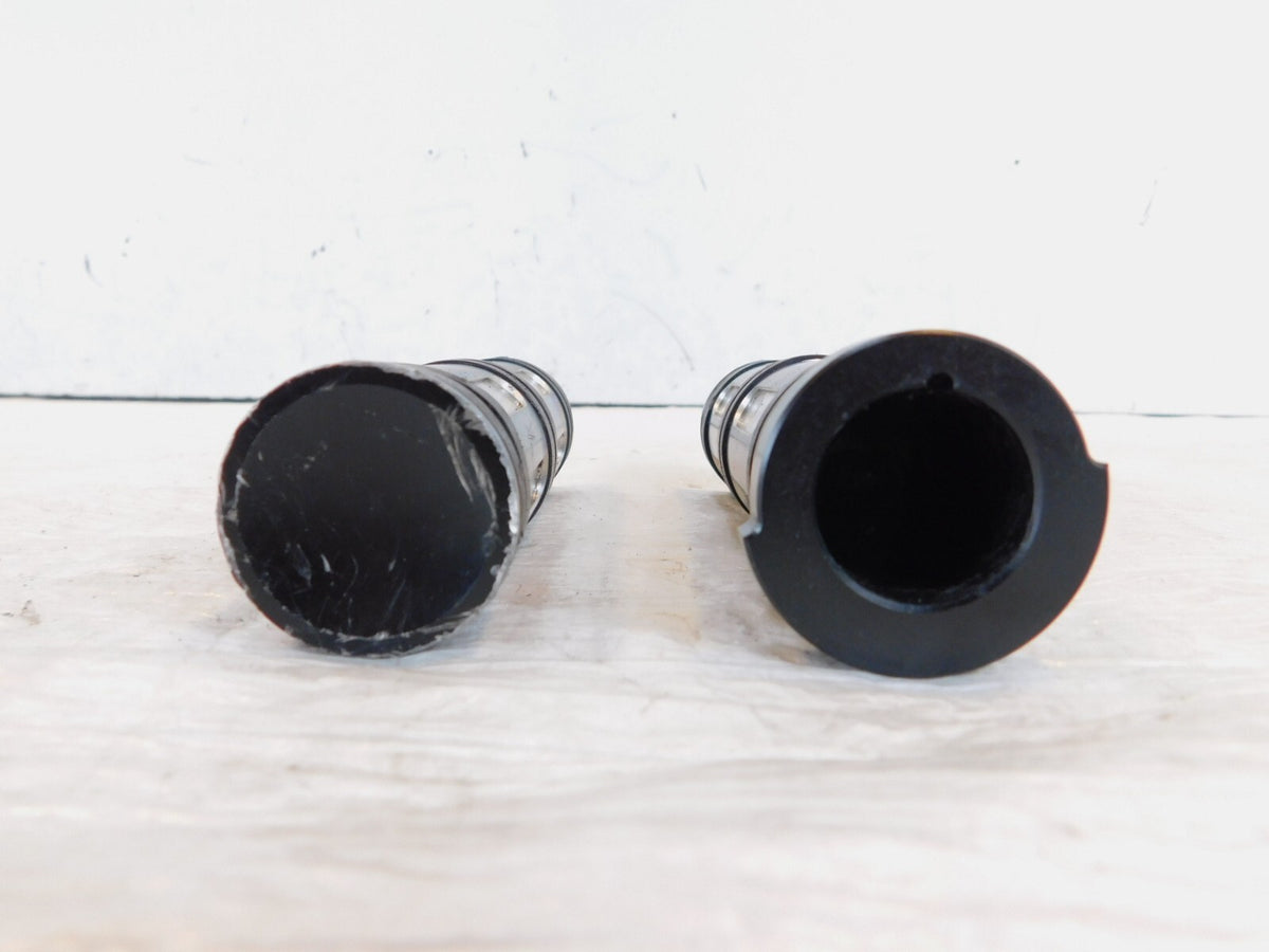 Harley Davidson Dyna Sportster Softail Black Left & Right Handlebar Hand Grips - C3 Cycle