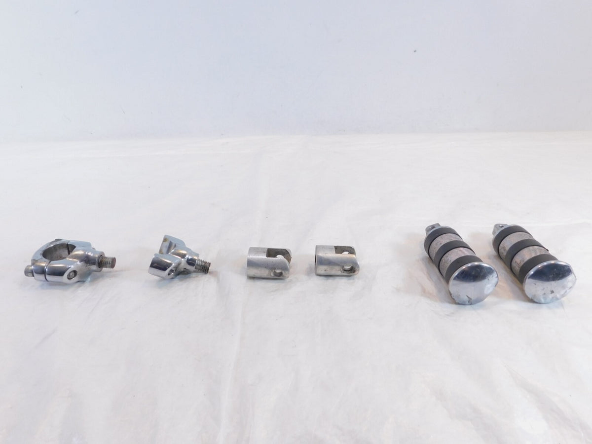 2001 01 Kawasaki VN800 Vulcan 800 Classic Front Highway Crash Bar Footrest Pegs - C3 Cycle