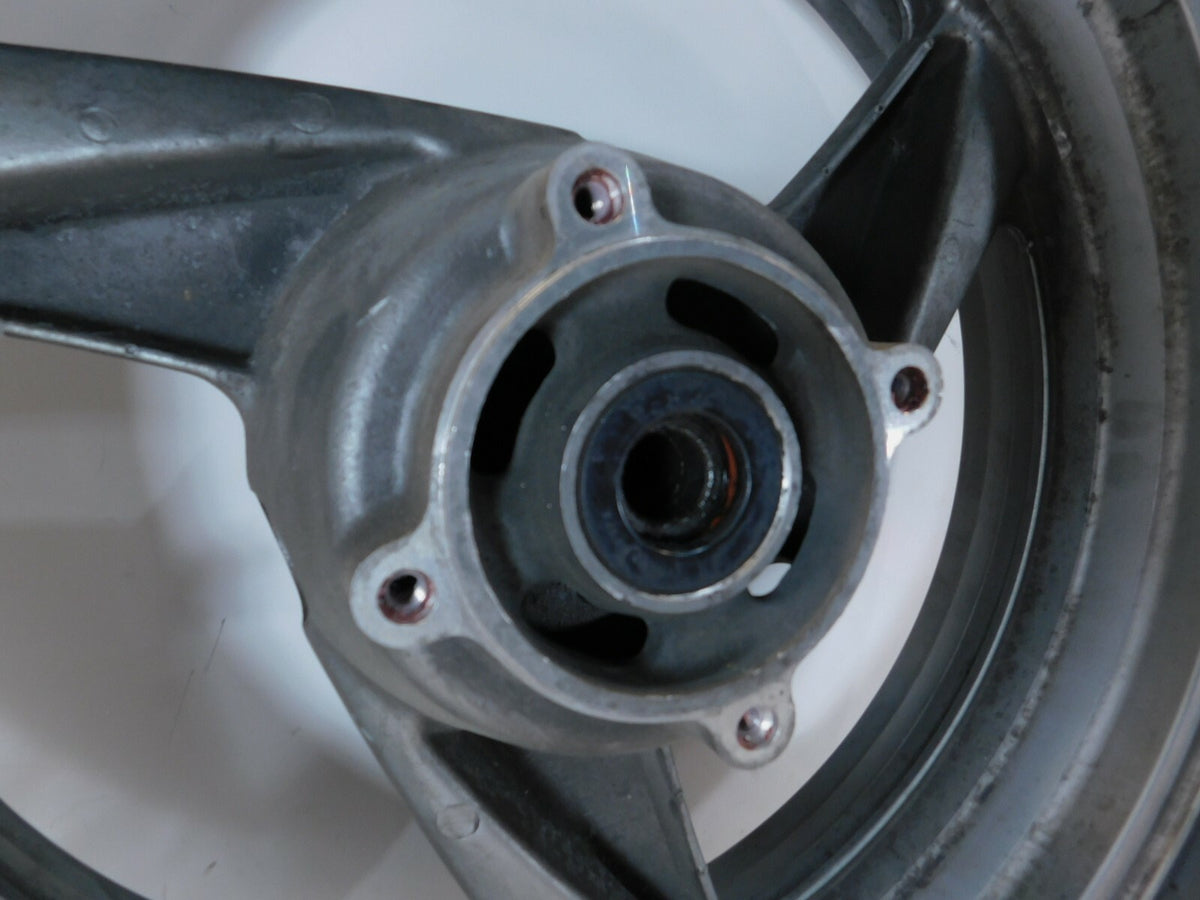Kawasaki Ninja ZX-6 ZX600 ZX600-E & ZZR600 Gray Rear Wheel Rim w/ Tire - C3 Cycle