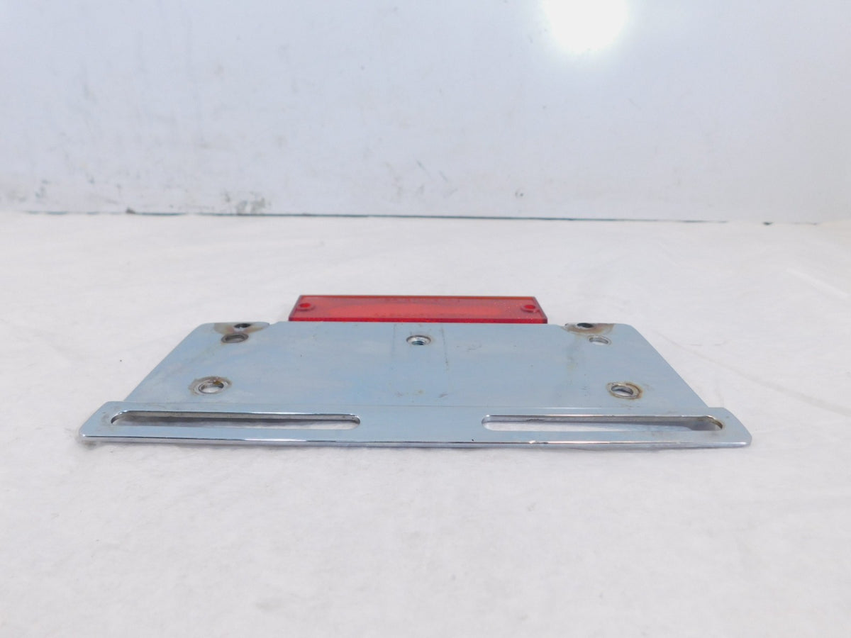 2001 01 Victory V92 Deluxe Cruiser Chrome Rear License Plate Mount Bracket - C3 Cycle