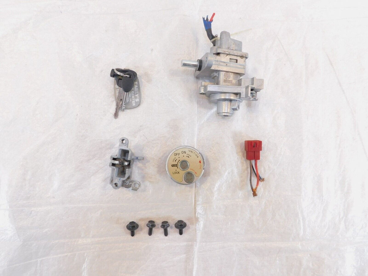 Yamaha YW50 Zuma 50 50F 50FX Gas Fuel Cap Seat & Ignition Switch Lock w/ Key - C3 Cycle