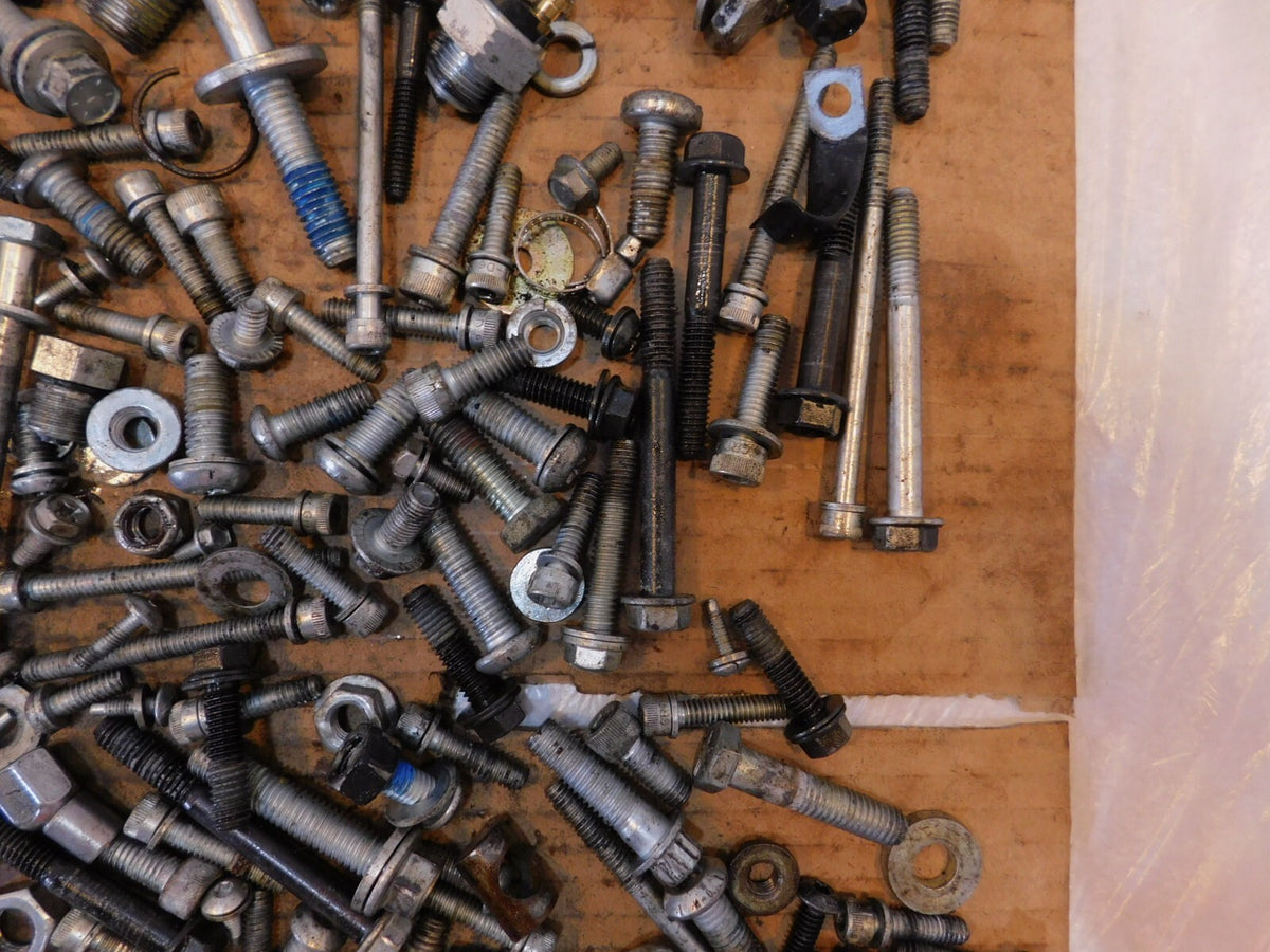 2016 Harley Davidson Dyna FXDB Street Bob Engine Nut Bolt Brackets Parts Box Lot - C3 Cycle