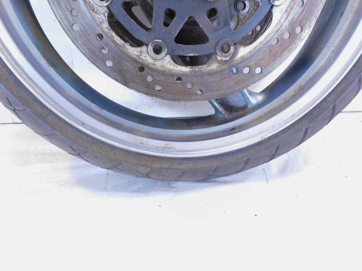 1992-1993 Kawasaki Ninja ZX6 ZX600 Front Cast Wheel Rim & Brake Disc Rotors - C3 Cycle