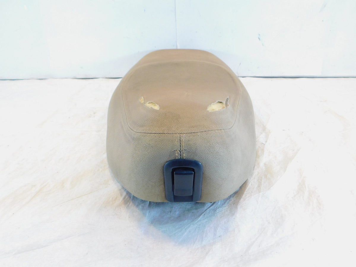 2006-2013 Piaggio Vespa LX 50 125 150 Tan Main Front Rider Solo Saddle Seat - C3 Cycle