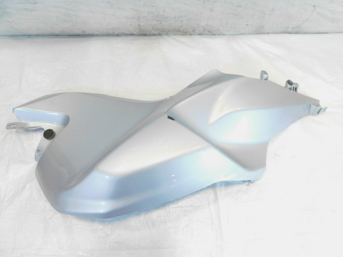 2008-2016 BMW K1300S Silver Left Side Fuel Tank Fairing Cowling Trim Panel - C3 Cycle