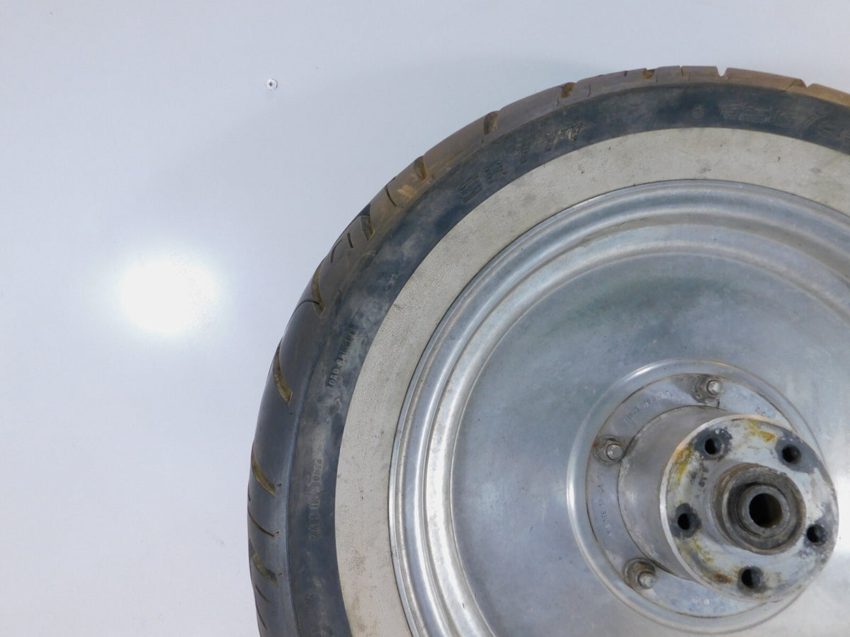 Harley Davidson Dyna Softail & Sportster 883 & 1200 Rear Wheel Rim w/ Tire- BENT - C3 Cycle