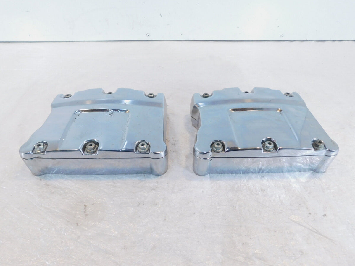 Harley Davidson Touring Dyna & Softail Chrome Cylinder Head Rocker Boxes