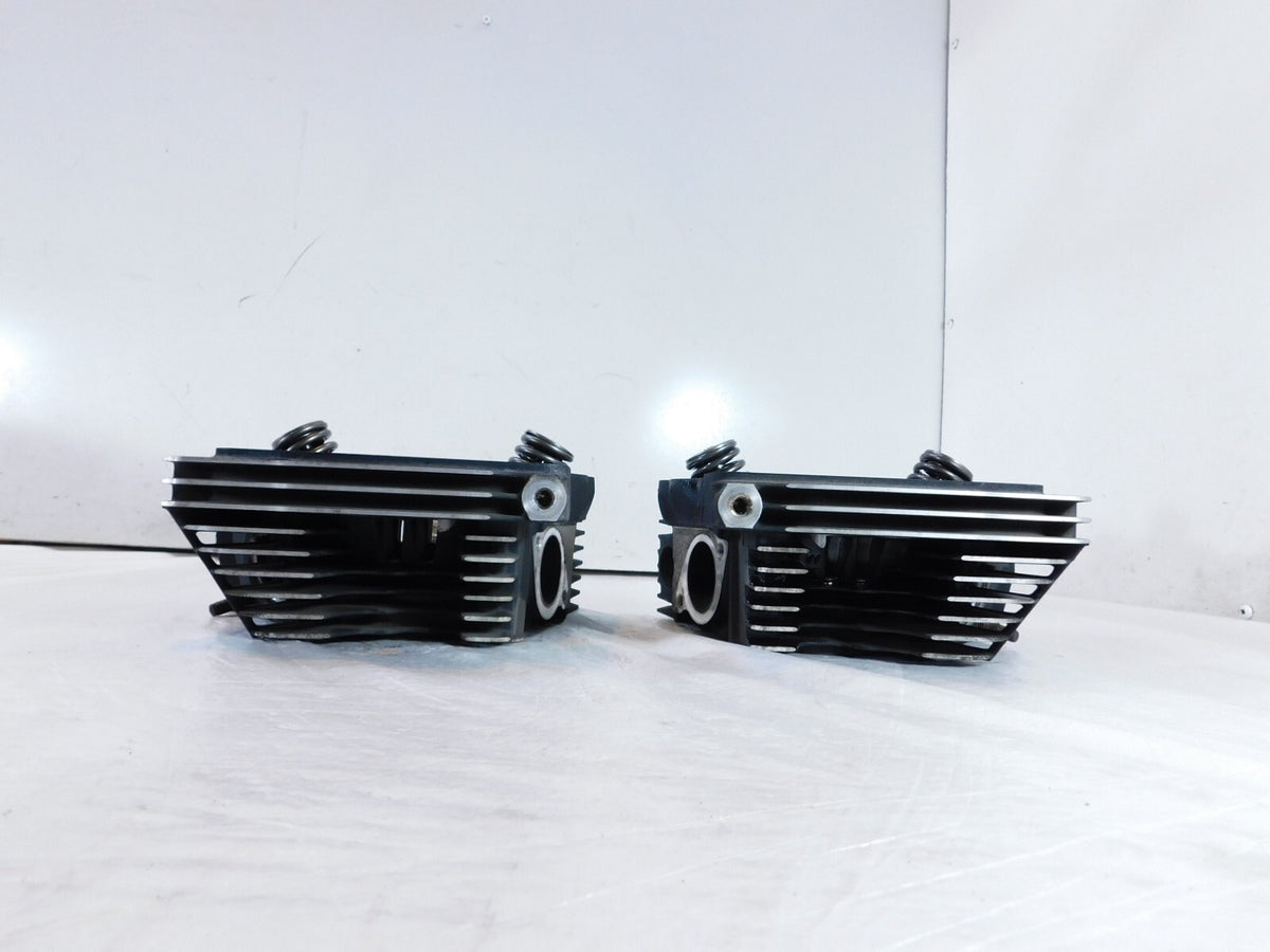 Harley Davidson Touring Softail & Dyna Black Cylinder Heads & Valves w/ Springs - C3 Cycle