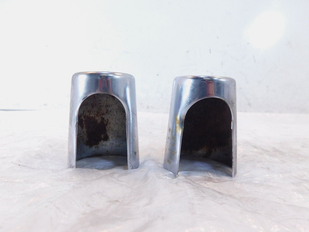 Harley Dyna Wide & Super Glide Low Rider Chrome Rear Shock Absorber Bolt Covers