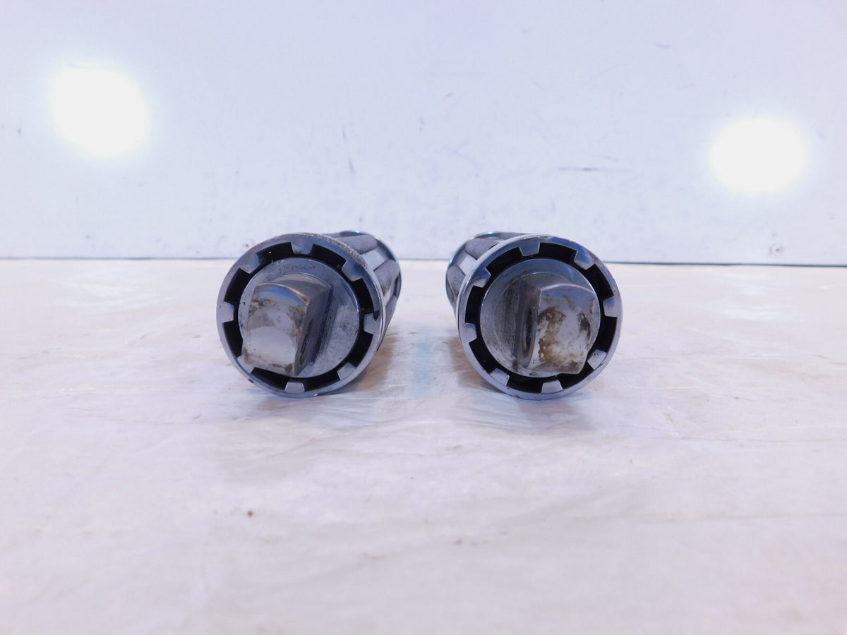 Pair Harley Touring FXR Dyna Sportster & Softail Black ISO Peg Footpeg Footrests - C3 Cycle