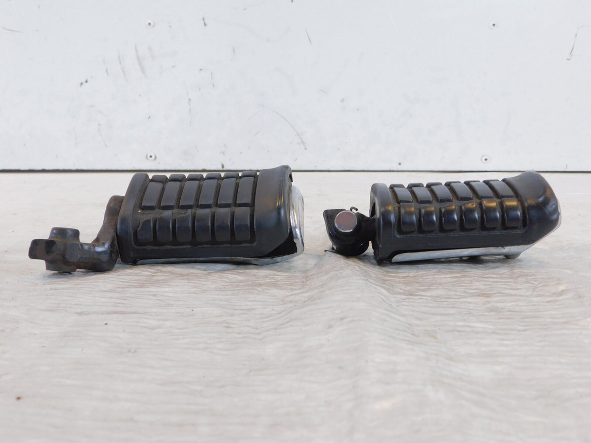 1983 Honda CB1000 CB1000C Left & Right Rear Passenger Footpeg Footrest Steps