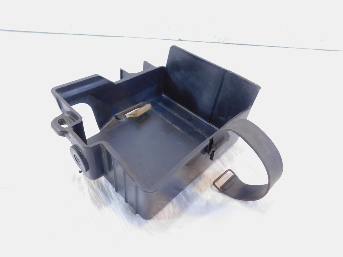 1983 83 Yamaha XJ750J Maxim 750 Black Battery Box Holder Case Tray w/ Belt Strap - C3 Cycle