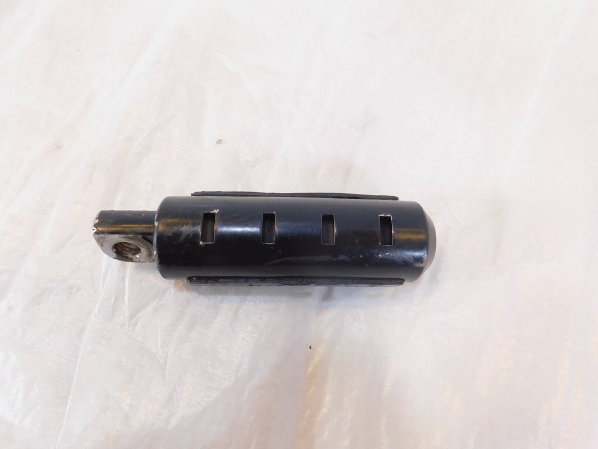 Harley Touring FXR Dyna Sportster & Softail Black & Rubber Footpeg Footrest - C3 Cycle