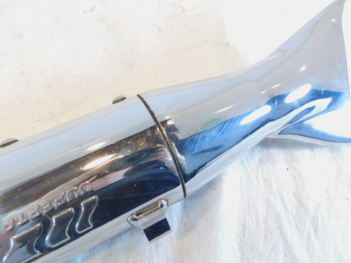 Harley Davidson Road King & Electra Glide Left Slip On Exhaust Pipe Muffler - C3 Cycle