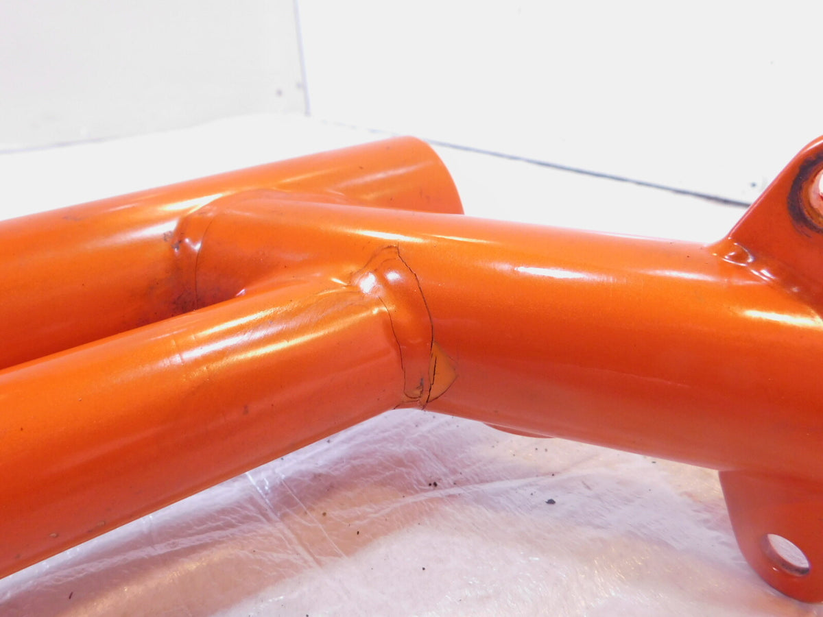 2002 American IronHorse Texas Chopper Classic Orange Rear Wheel Fork Swingarm - C3 Cycle