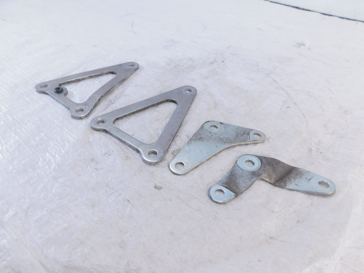 Honda ST1300 ST1300A Rear Left & Right Exhaust Motor Mount Hanger Brackets - C3 Cycle