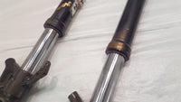 2003 03 Kawasaki Ninja ZX6R ZX6RR ZX636 Front Wheel Fork Leg Tubes - Bent - C3 Cycle
