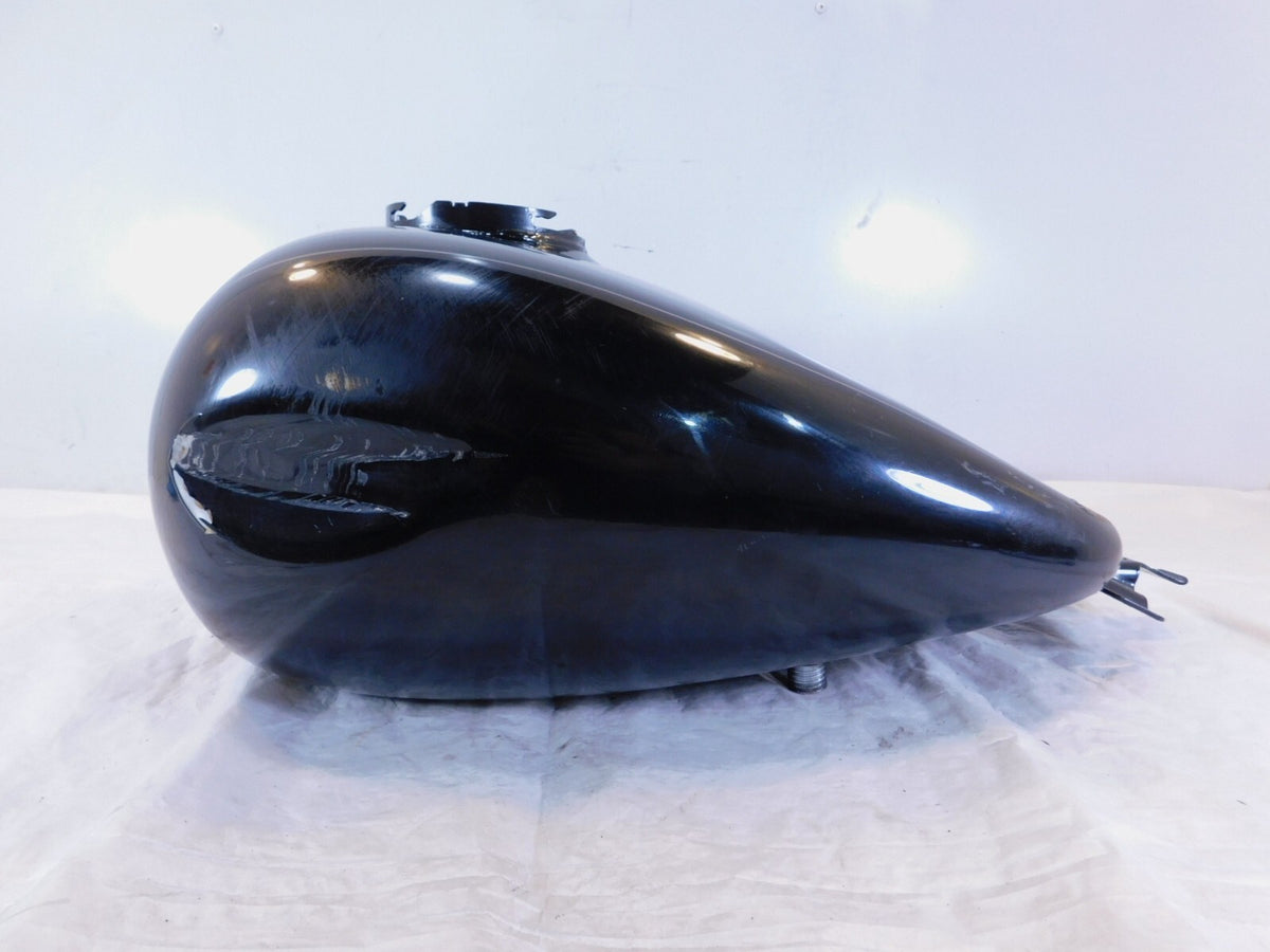 Harley Davidson Road Street & Electra Glide Black Fuel Gas Petrol Tank -Dented - C3 Cycle