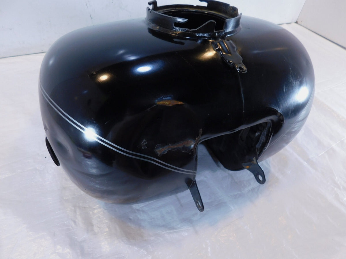 Harley Davidson Road Street & Electra Glide Black Fuel Gas Petrol Tank -Dent - C3 Cycle