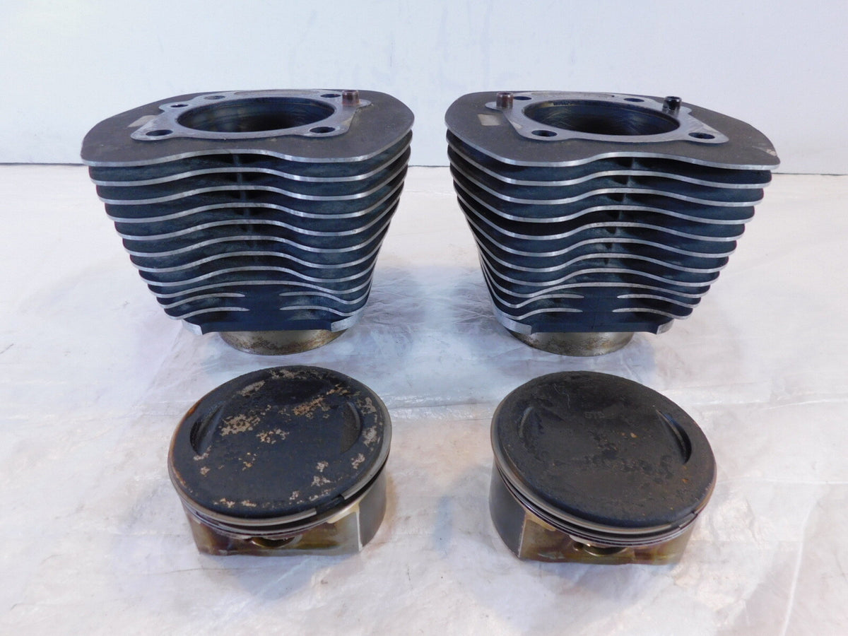 Harley Davidson Twin Cam Touring Dyna & Softail Engine Pistons & Black Cylinders - C3 Cycle