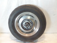 1999-2004 Yamaha V-Max 1200 VMX12 OEM Silver Cast Rear Back Wheel Rim Hub & Tire - C3 Cycle