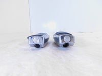 Harley Davidson FXR Softail Dyna & Sportster Chrome & Rubber Footpeg Footrests - C3 Cycle