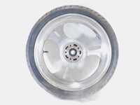 02-03 Kawasaki Vulcan 1500 VN1500 Mean Streak Front Silver Wheel Rim -For Parts - C3 Cycle