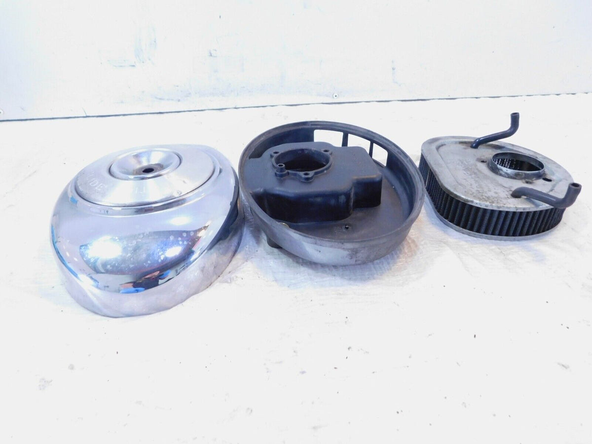 Harley Davidson Electra Glide Softail Dyna Air Cleaner Filter Backplate & Cover