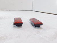 Pair 1987-09 Suzuki VS1400 Intruder 1400 Boulevard S83 Rear Tail Red Reflectors