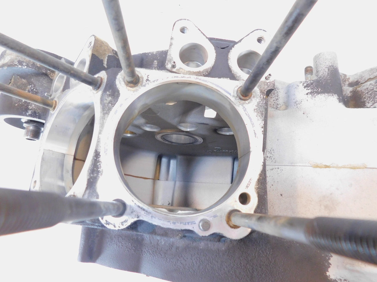 Harley Davidson Sportster 883 & 1200 Silver Crankcase Cases Engine Motor Block - C3 Cycle