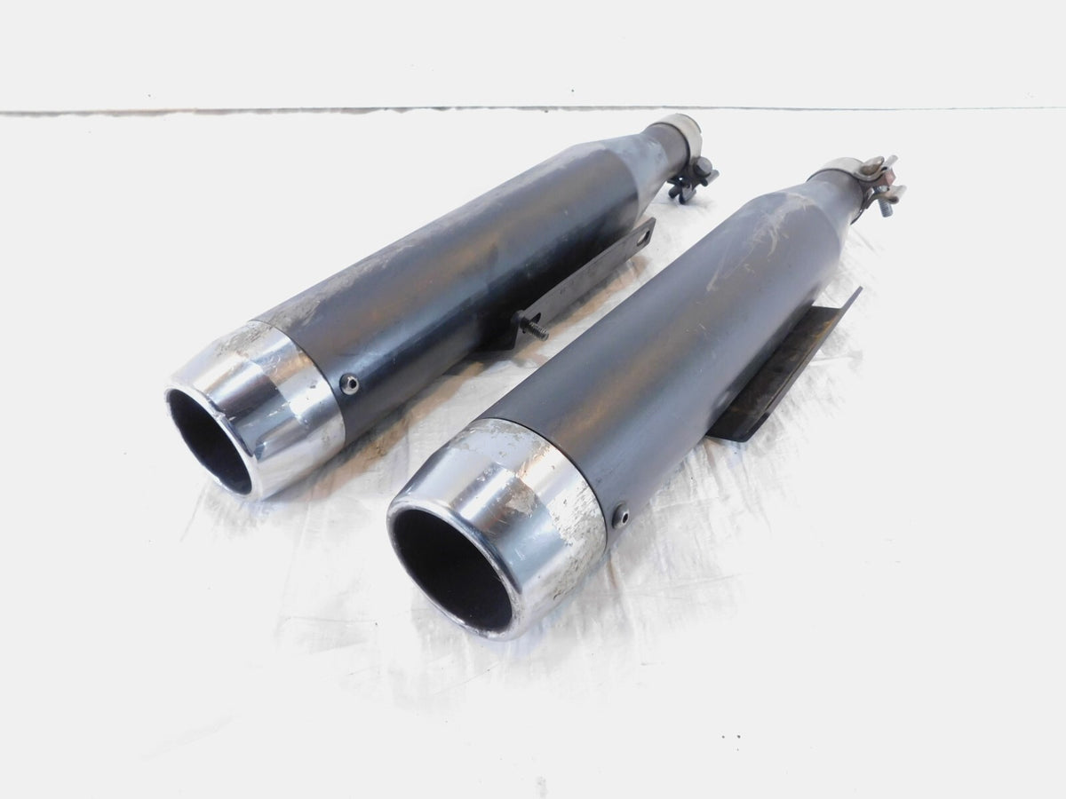 Harley Davidson Sportster 883 & 1200 Pair Rinehart Exhaust Header Pipe Mufflers - C3 Cycle