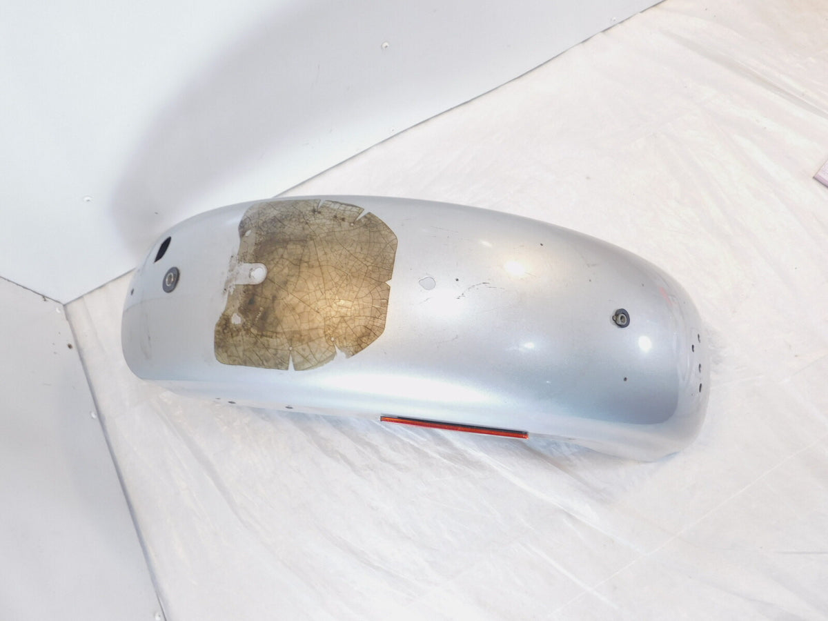 2004 2005 & 2006 Harley Davidson Sportster 883 & 1200 Silver Rear Wheel Fender - C3 Cycle