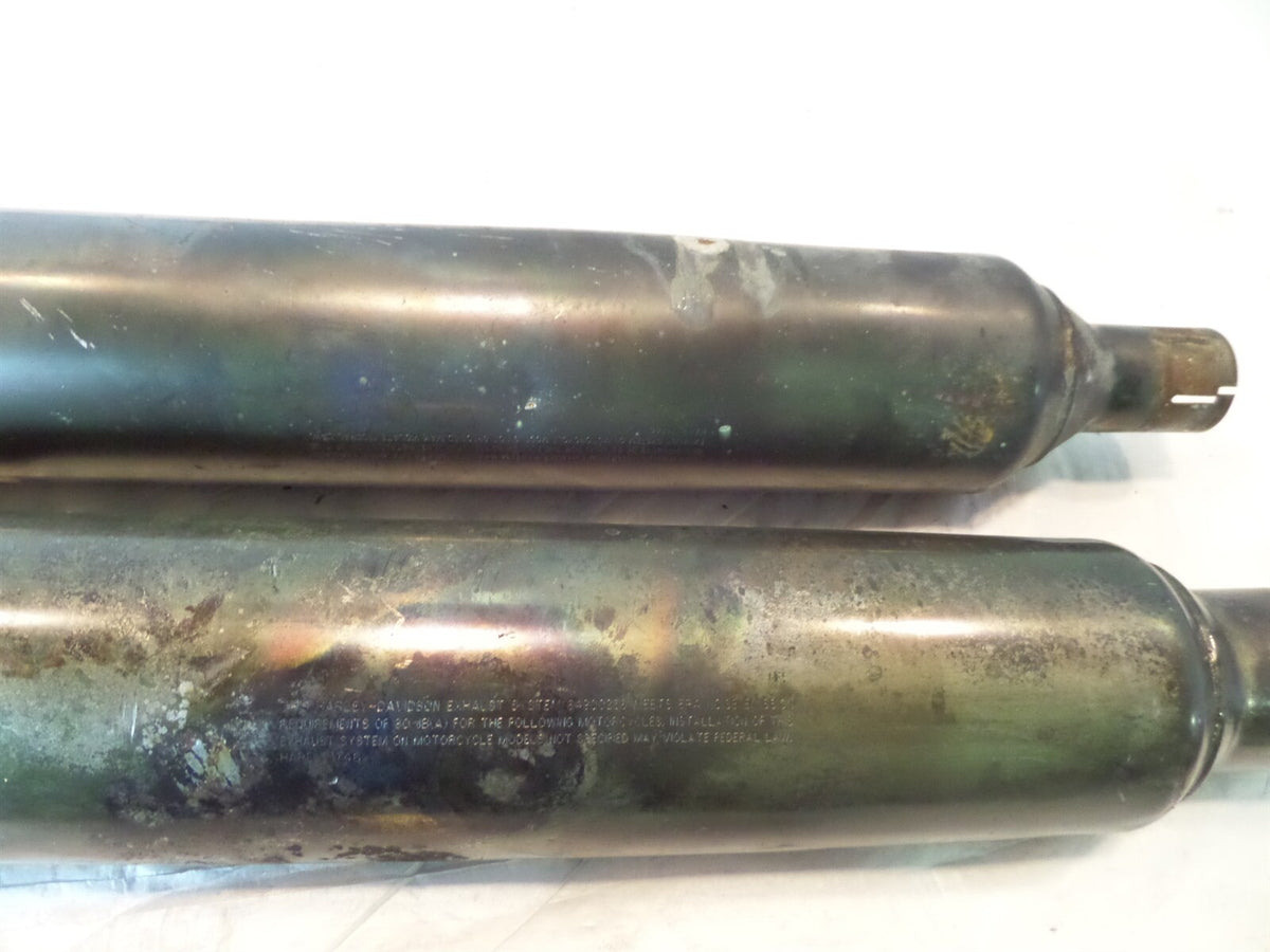 Harley Davidson Road King Street Electra Glide Exhaust Header Pipe Mufflers - C3 Cycle