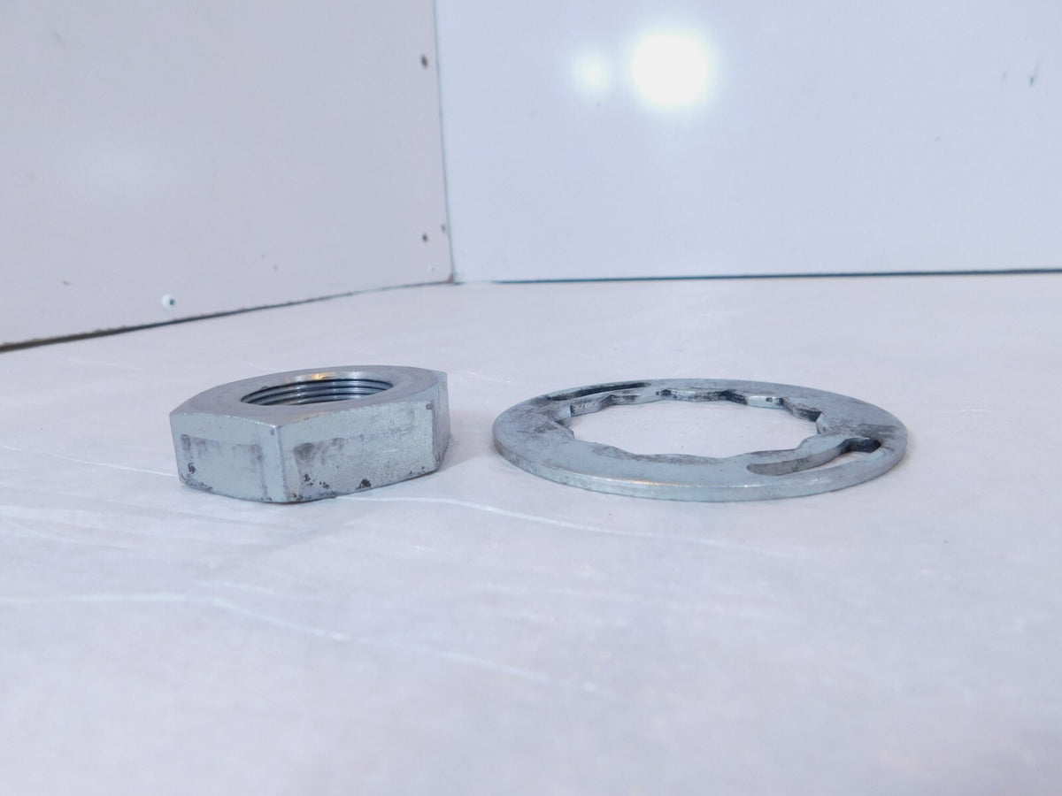 Indian Chief Chieftain Roadmaster & Springfield Pulley Sprocket Nut & Lock Plate - C3 Cycle