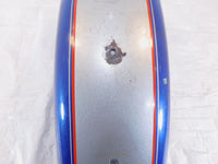 1981-1993 Harley Davidson Sportster 883 1100 1200 Silver Blue Rear Cover Fender - C3 Cycle