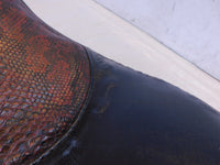 Harley Davidson Dyna FXDB Street Bob Black & Red Snakeskin Front Rider Seat - C3 Cycle