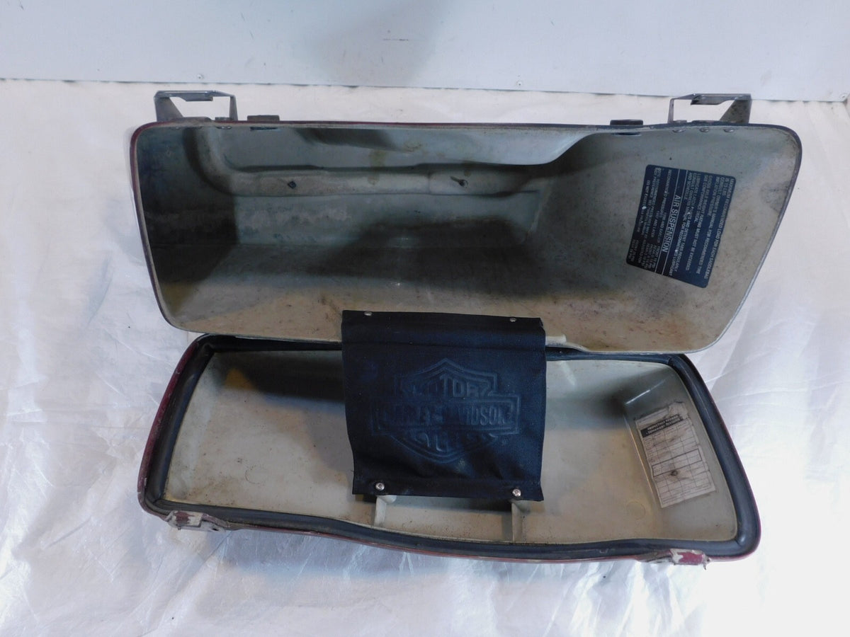 Harley Davidson Road King Street & Electra Glide Red Right Luggage Bag Saddlebag - C3 Cycle
