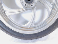2008-2009 Victory Vision Touring Silver Cast Front Wheel Rim & Tire - Bent - C3 Cycle
