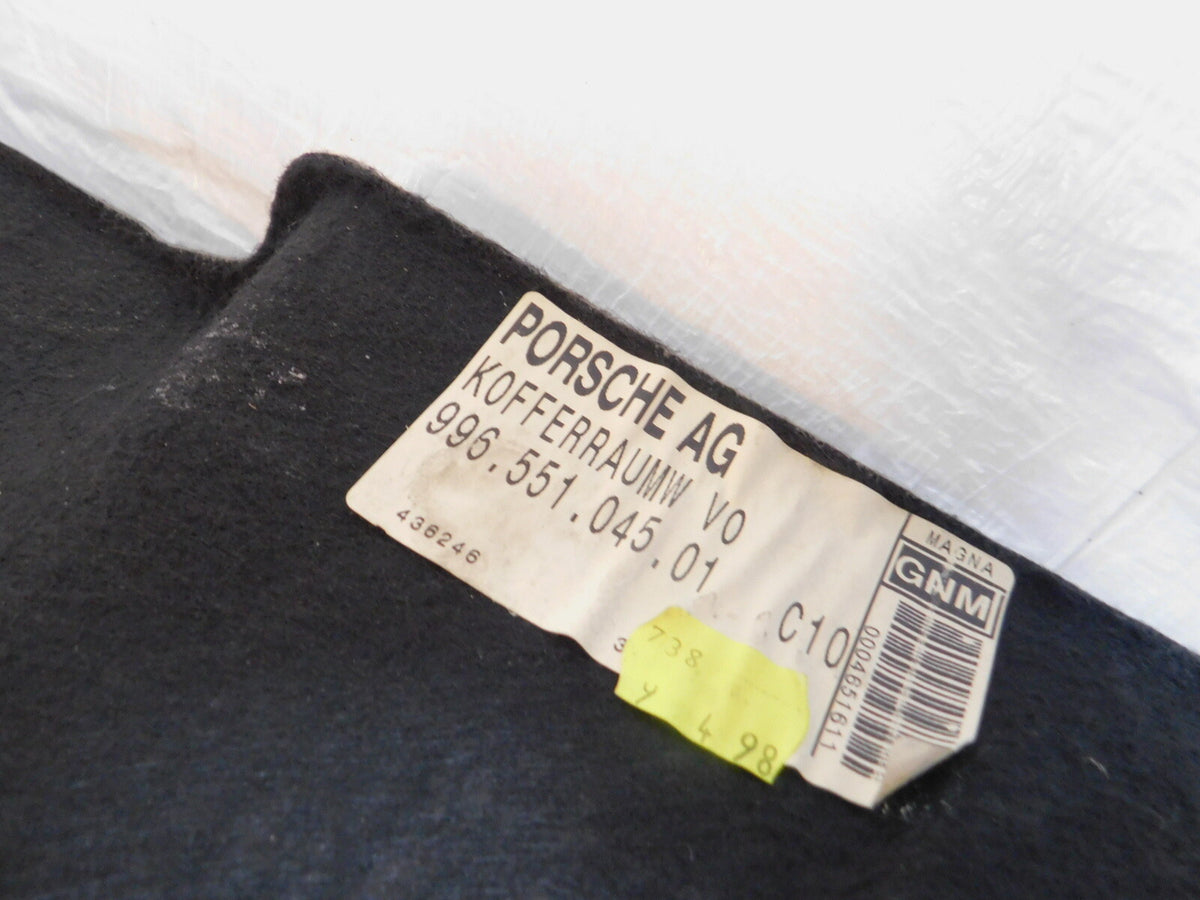 Porsche Carrera 911 966 Boxster Front Luggage Storage Box Trim Trim Carpet Liner - C3 Cycle