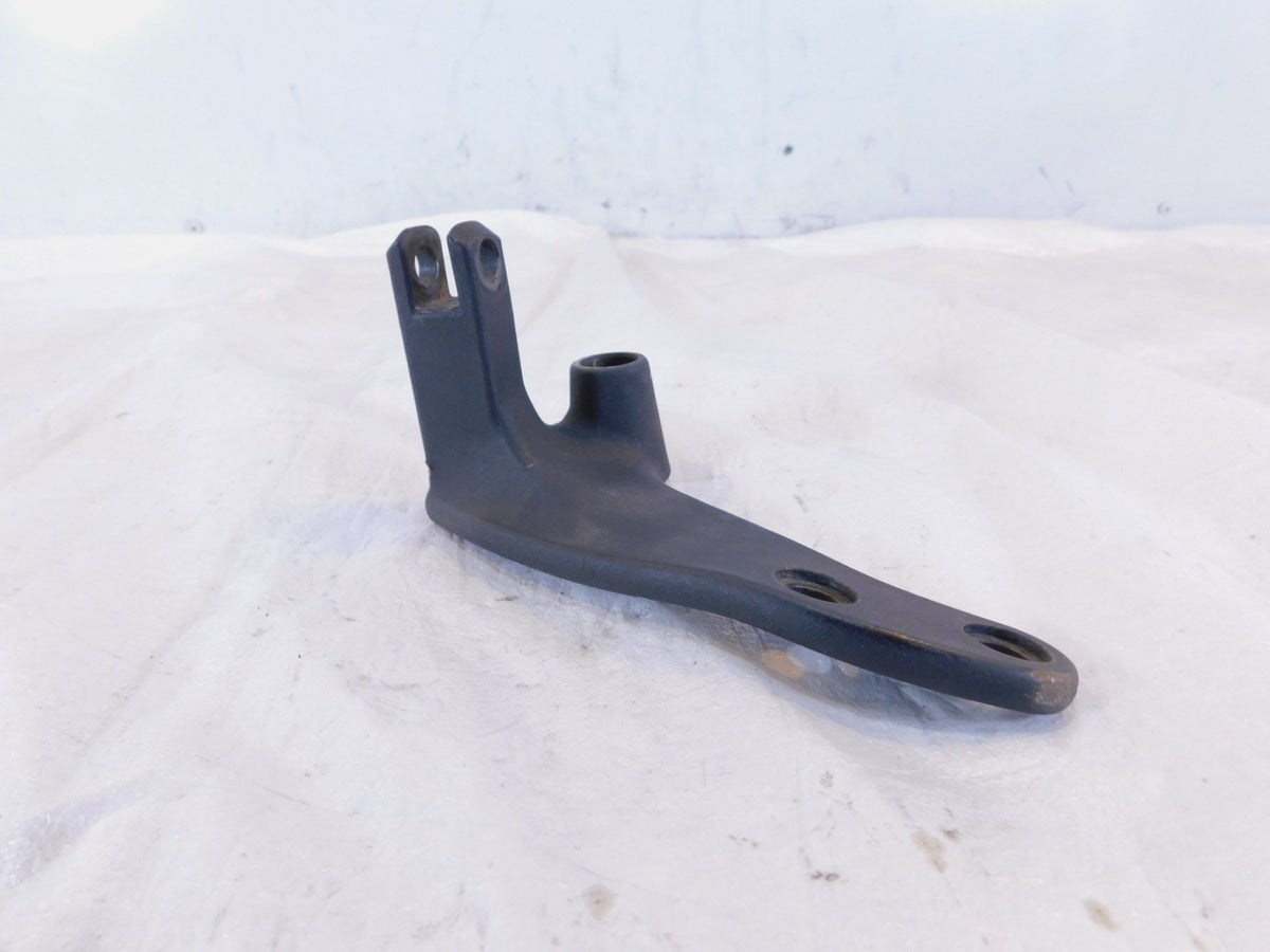Harley Dyna Wide Glide & Fat Bob Forward Controls Black Left Footpeg Mount -Bent - C3 Cycle