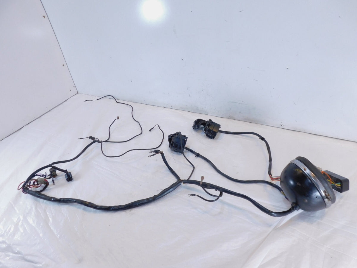Harley Davidson Sportster 883 1100 & 1200 Wire Wiring Harness Headlight & Switch - C3 Cycle