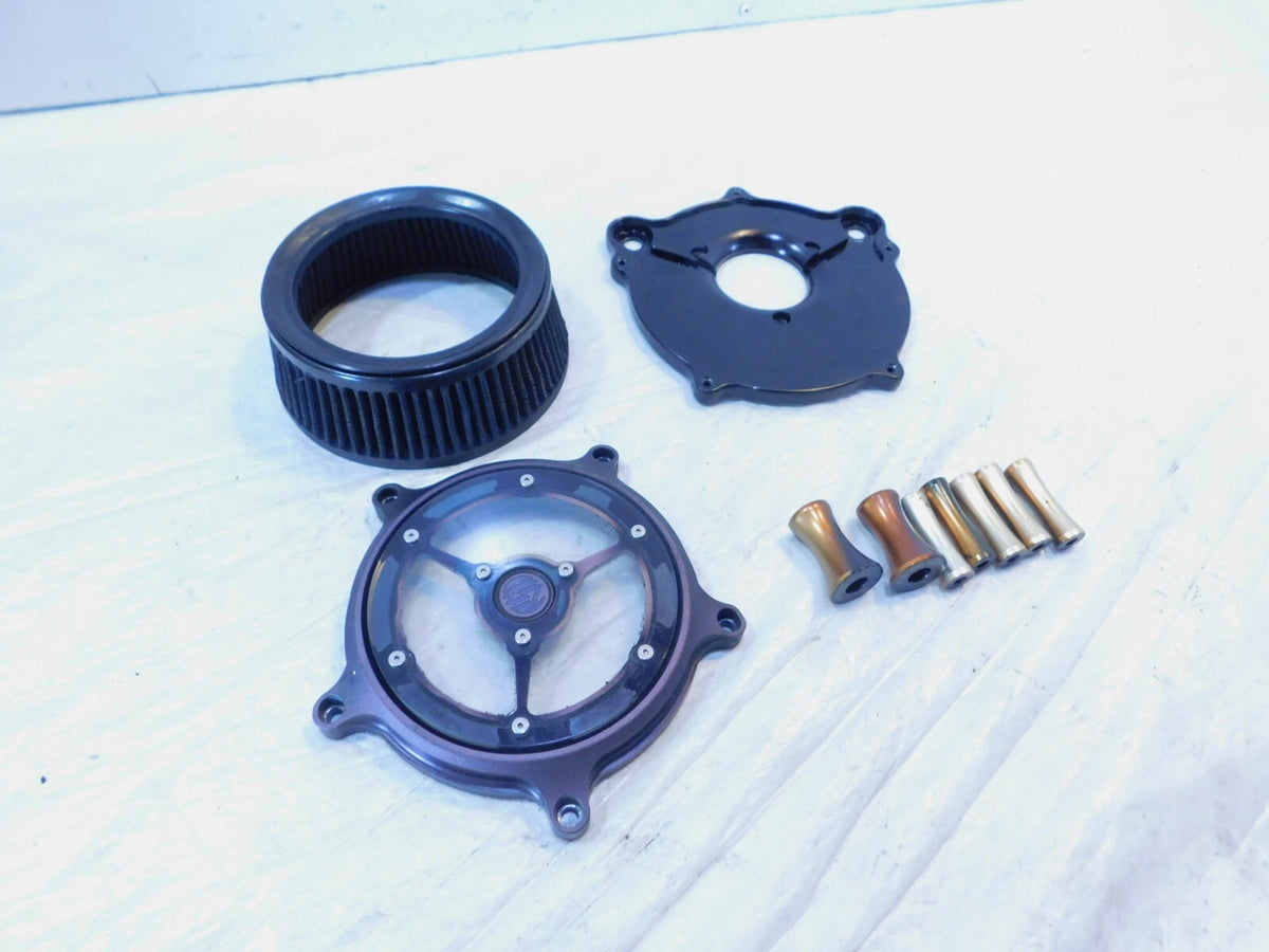 Harley Davidson Electra Glide Dyna Softail Roland Sand Air Intake Filter Cleaner - C3 Cycle
