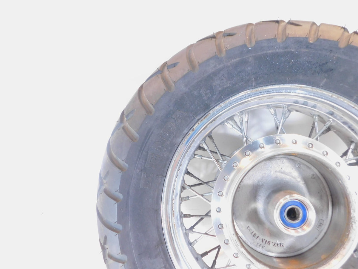 98-03 Honda VT750 Shadow 750 ACE Deluxe Spirit Laced Rear Wheel Rim Rotor & Tire - C3 Cycle