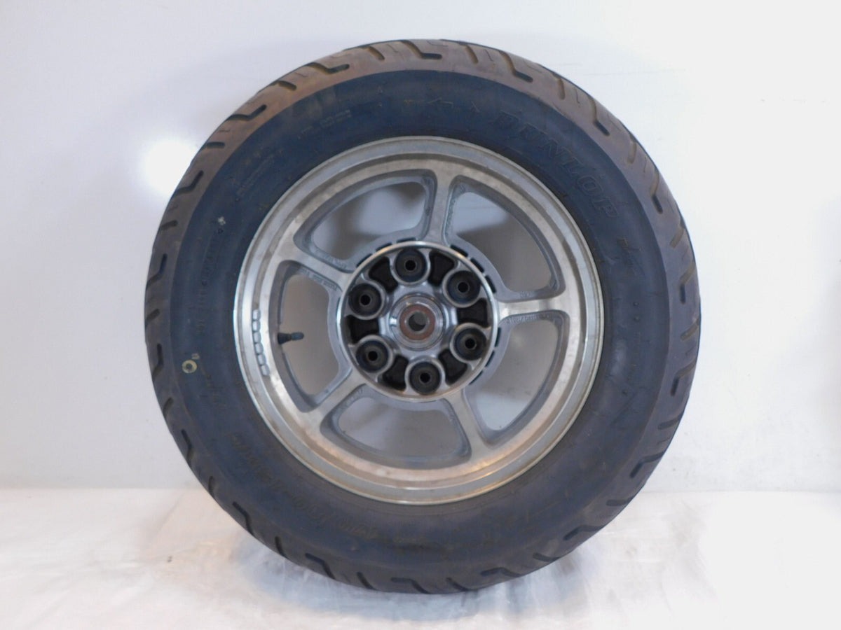 Honda VT1100 VT1100C Spirit Shadow 1100 Silver Spoked Cast Rear Wheel Rim & Tire - C3 Cycle