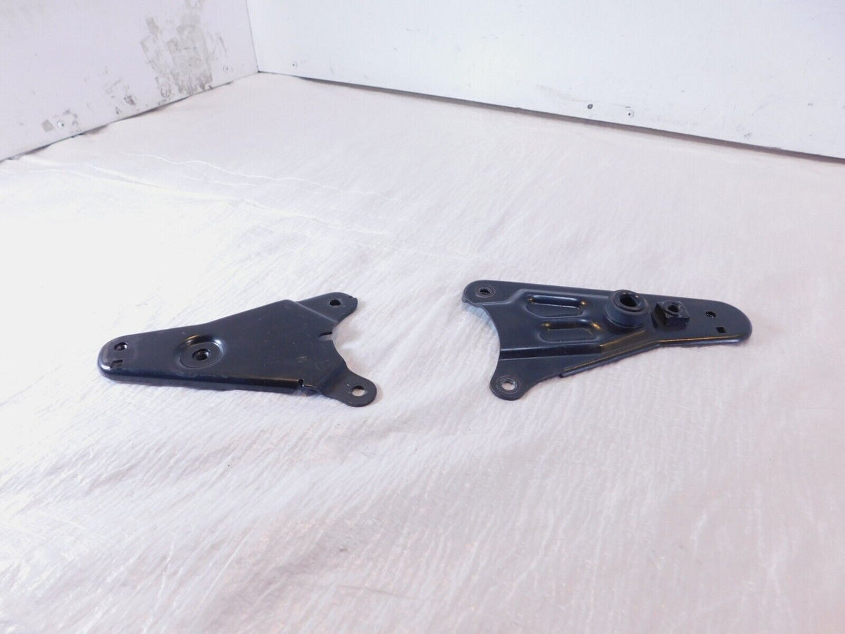 92-93 BMW K1100LT K1100RS Left/Right Footrest Foot Peg Mount Bracket Stay Plates - C3 Cycle
