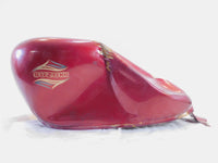 1986-1995 Suzuki Savage 650 LS650 Red Gas Petrol Fuel Tank Reservoir - for parts - C3 Cycle