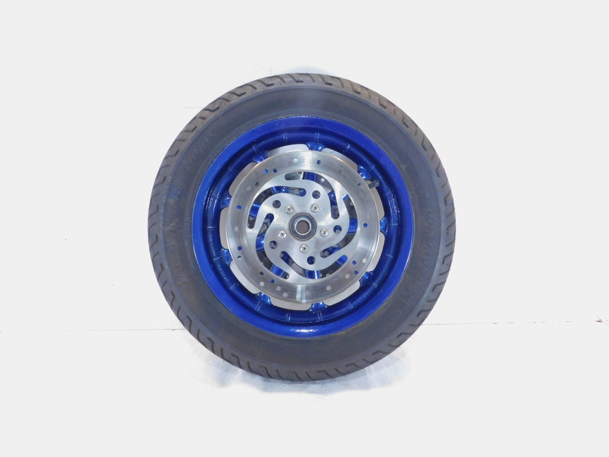 Harley Davidson Touring Road King & Electra Glide Blue Cast Front Wheel Rim - C3 Cycle