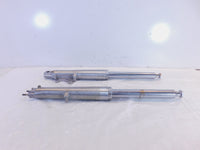 Bent Harley Davidson Road King Electra Glide Chrome Front Suspension Fork Shocks - C3 Cycle
