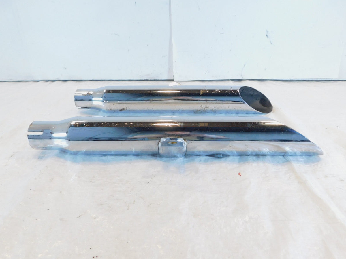 Harley Davidson Sportster 883 & 1200 Chrome Exhaust Header Pipe Mufflers - C3 Cycle