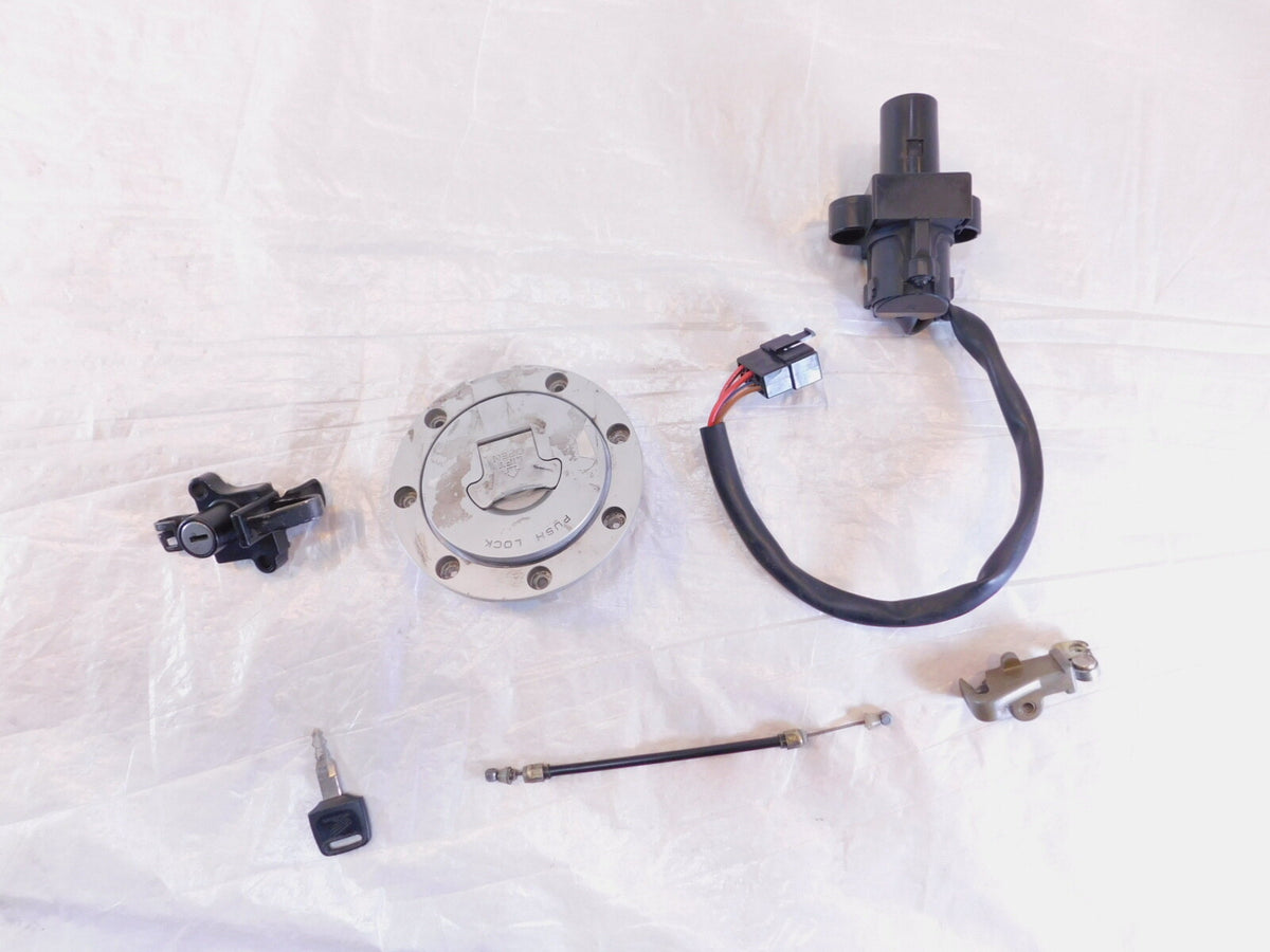 1994-1995 Honda CB1000 CB 1000 Fuel Gas Tank Cap Ignition Switch Lock Set w/ Key - C3 Cycle